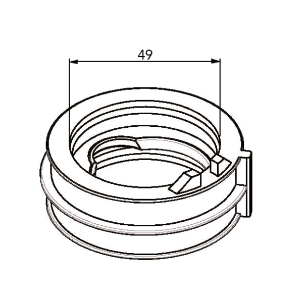 CARBURETOR FLANGE YAM