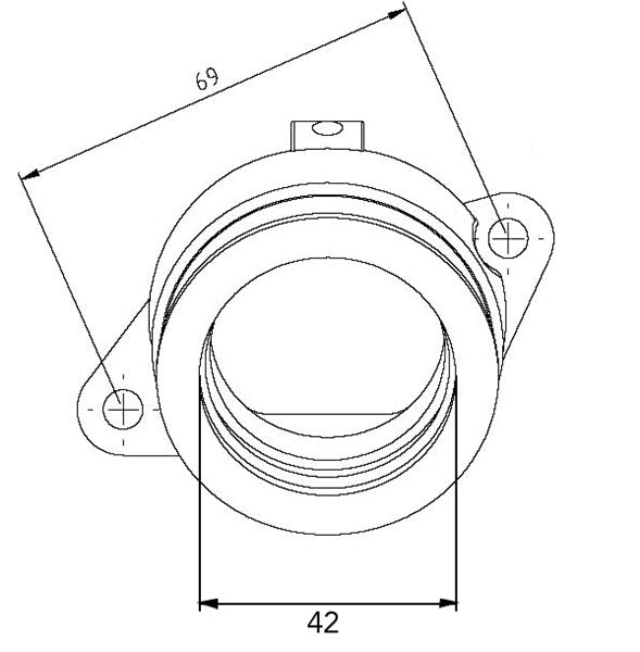 CARBURETOR FLANGE YAM