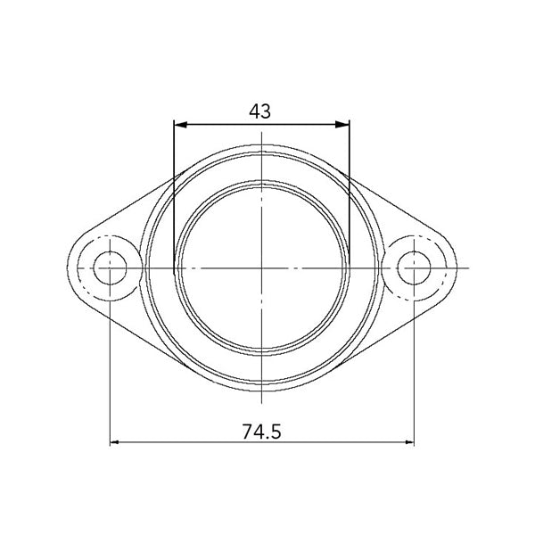 CARBURETOR FLANGE YAM