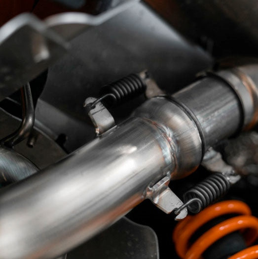 EXHAUST 5" PERF S/O SINGLE POL MBRP