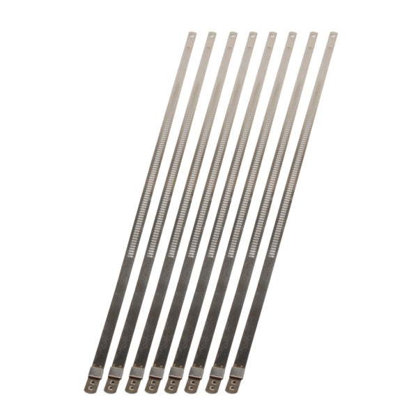 LOCKING TIES 9"X7MM SST QTY8 DEI