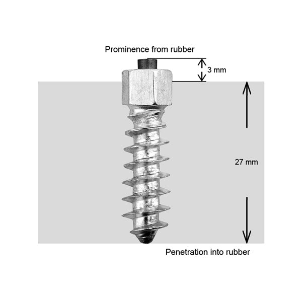 TIRE STUDS 30MM BOX OF 1000