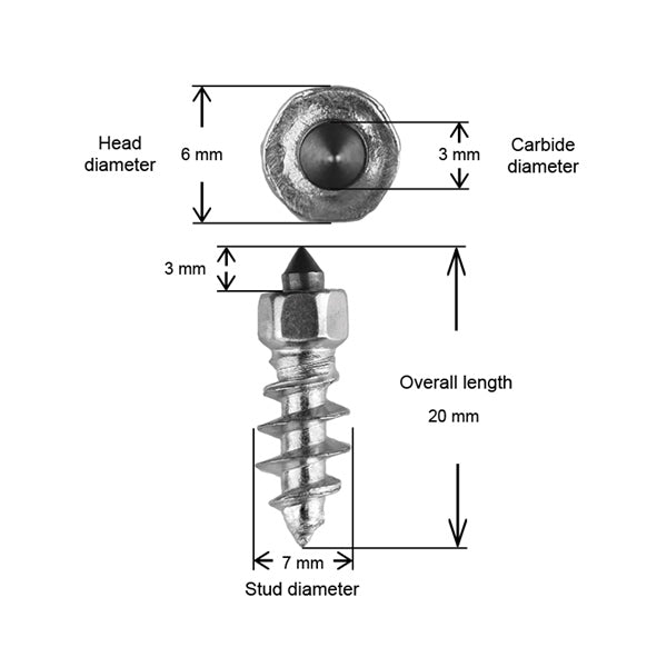 SNOW STUD 18MM QTY200 IGRIP