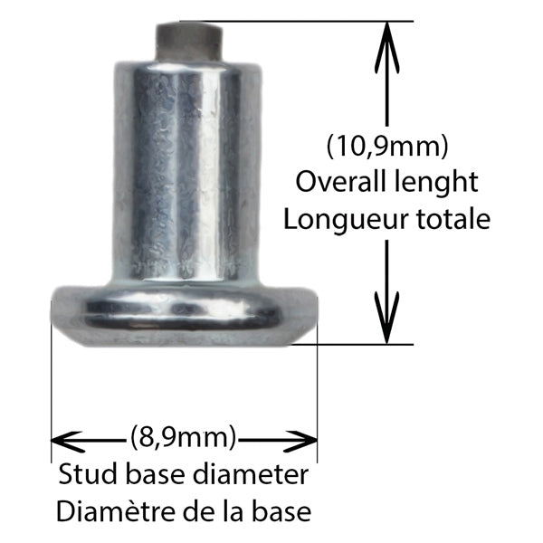 TIRE STUDS 12/11 MM LENGTH