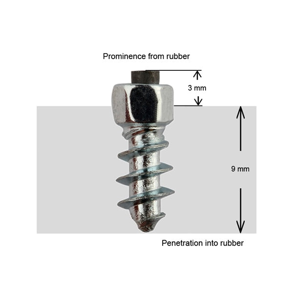 TIRE STUDS 11MM BOX OF 100