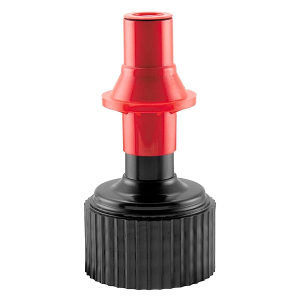 CAP BK W/RD RIPPER SPOUT TUFFJUGS