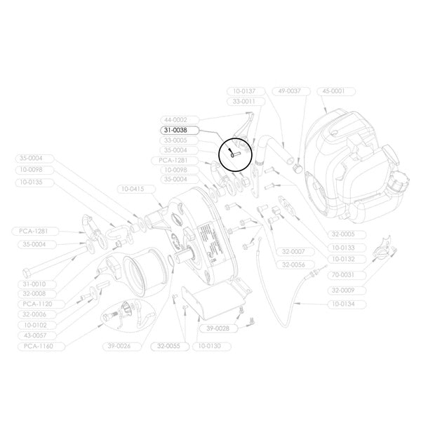 SCREW 10-24X3/4 ZN PAN HEAD SQ DR