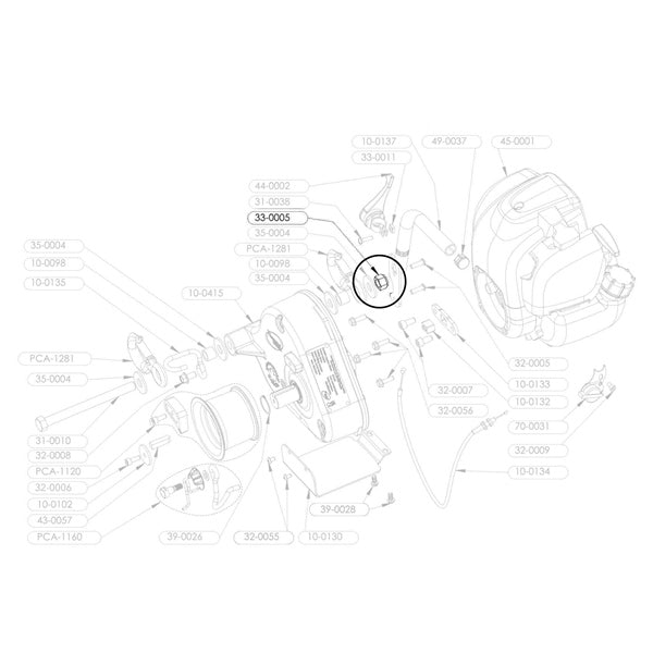 NUT 1/2-13 NYLON ZN