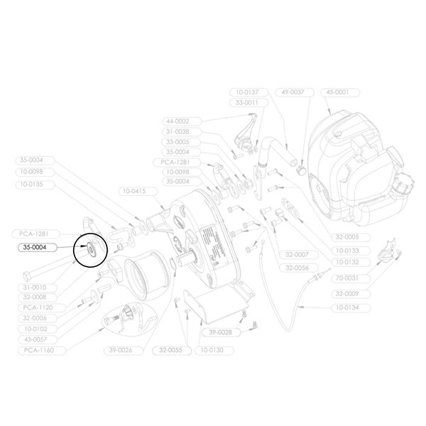 FLAT WASHER 1/2 ZN