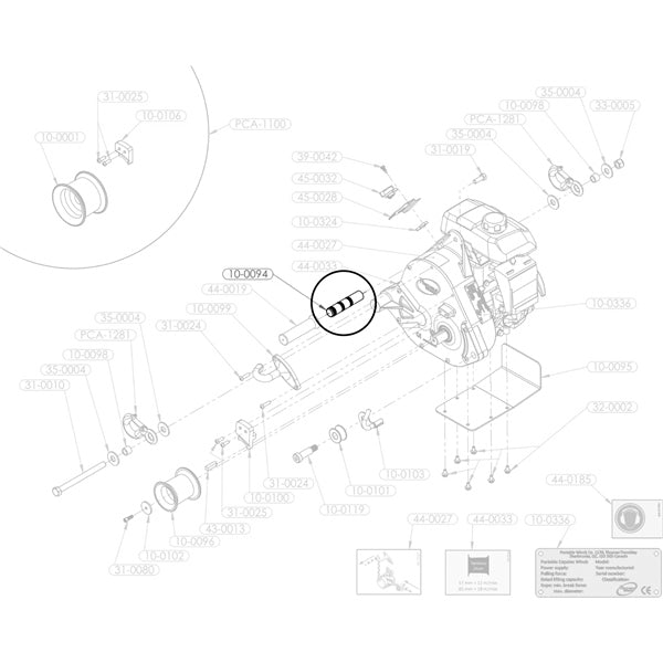 WINCH HANDLE