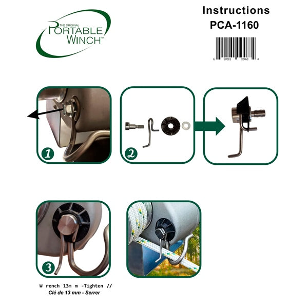 ENTRY HOOK W/TENSION ROD
