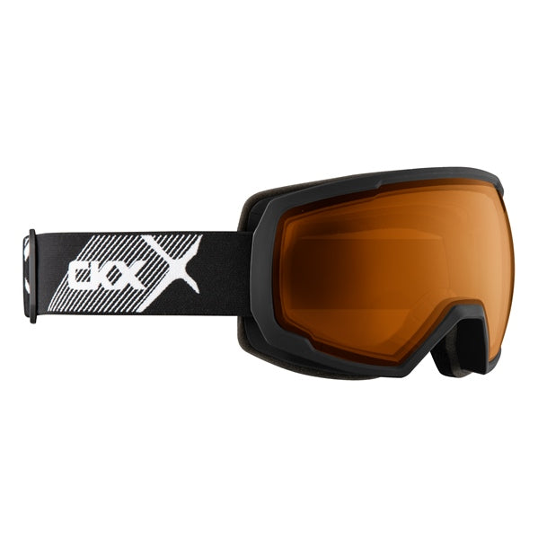 GOGG WIN JR LEOPARD BK MAT DL/AMBER