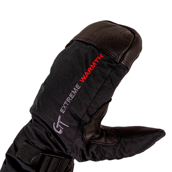 MITTENS DEER SKIN BK XL