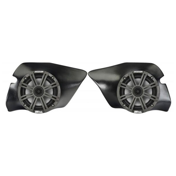 SPEAKER KIT COMP KICKER 6.5" POL RIDECOM