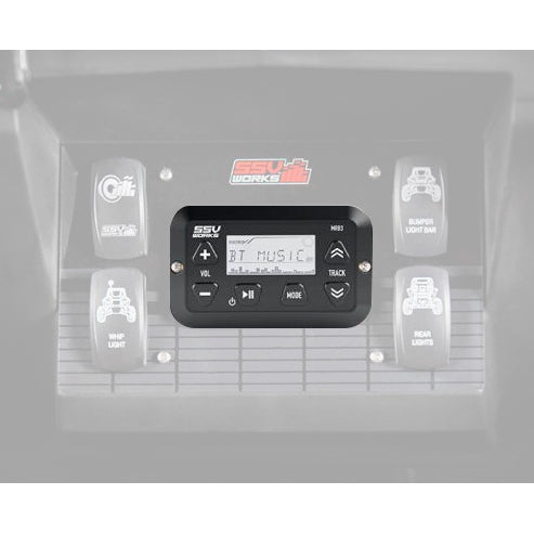 SPEAKER KIT COMP KICKER 6.5" POL RIDECOM