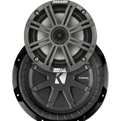 SYSTEM AUDIO SPEAKER KICKER QTY3 RIDECOM