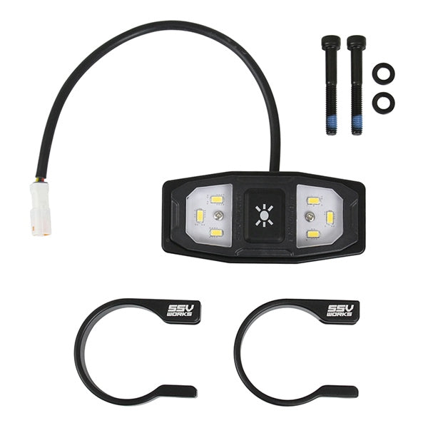 DOME LED RING W/CAGE CLAMP 2"