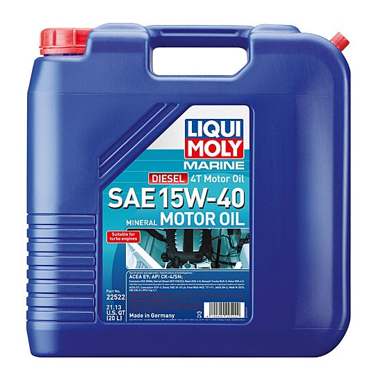 OIL MOTOR 15W40 MARINE DIESEL 4T 20L