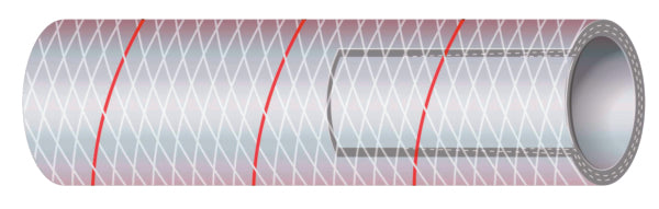PVC TRACER TUBE 1"X50