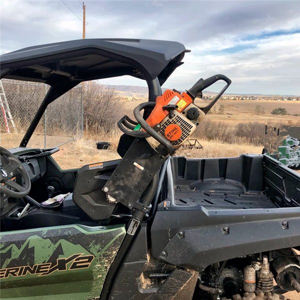 CHAINSAW MOUNT ROLL BAR UTV
