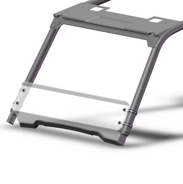 WINDSHIELD SHORT FIXED GP FT POL