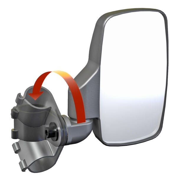 MIRROR WITH 2" CLAMP PAIR