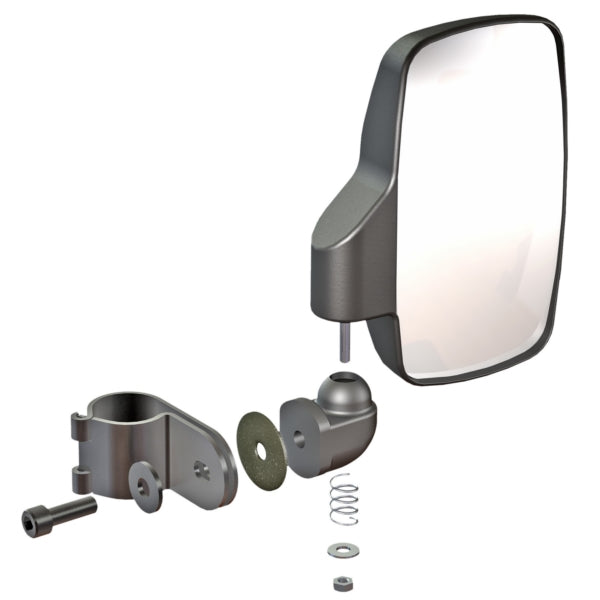 MIRROR WITH 2" CLAMP PAIR