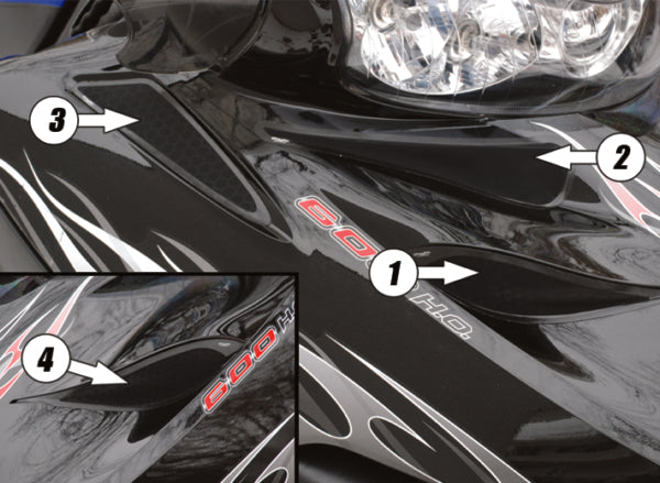 BIG AIR INTAKE VENT KIT QTY4 POL