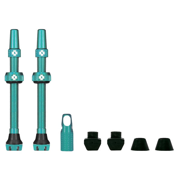 TUBELESS VALVE 44MM TURQUOISE MUCOFF