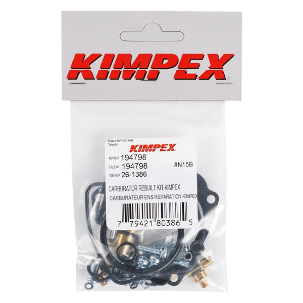 CARBURATOR REBUILD KIT KIMPEX