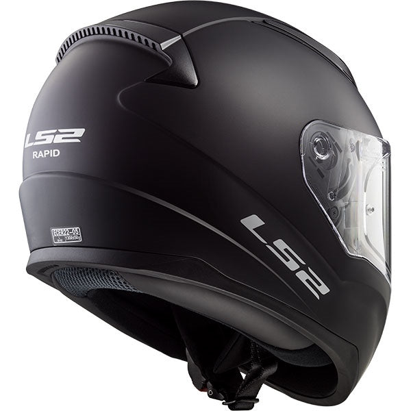 HELM RAPID BK MAT XS LS2