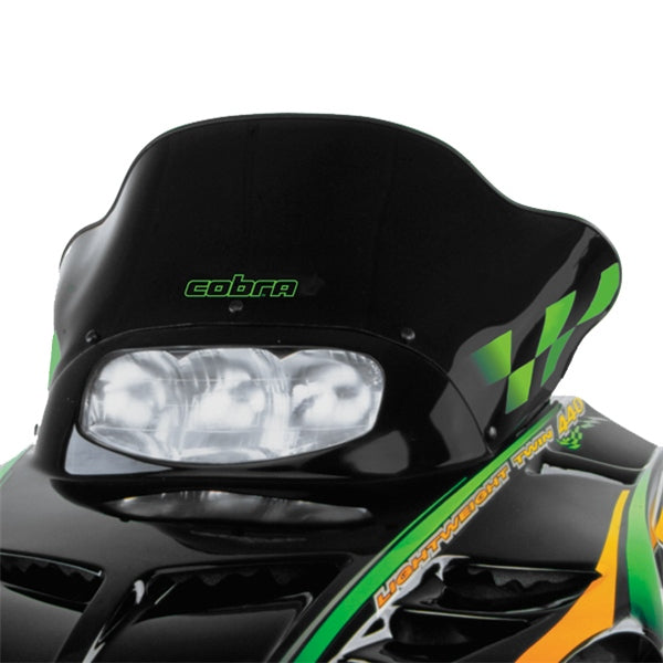 WINDSHIELD LOW 13.5" BK W/GR CHECK A/C