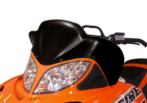 WINDSHIELD LOW 17" BK A/C POWERMADD
