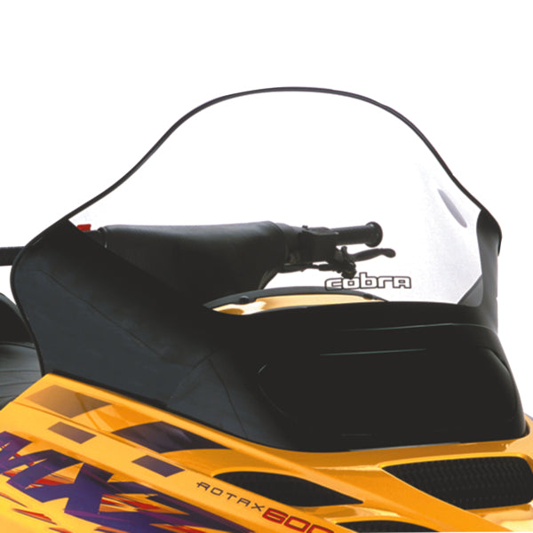 WINDSHIELD HIGH 15.5" CLR W/BK BRP