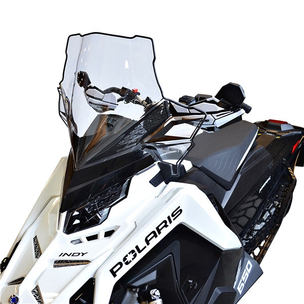 WINDSHIELD TALL 20" CLR W/BL GRAP POL