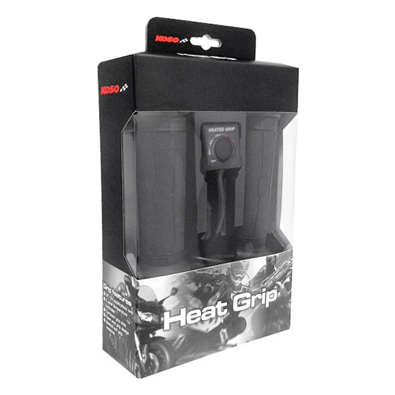HEATED GRIPS 1"+1-1/8" TWIST THROTTLE