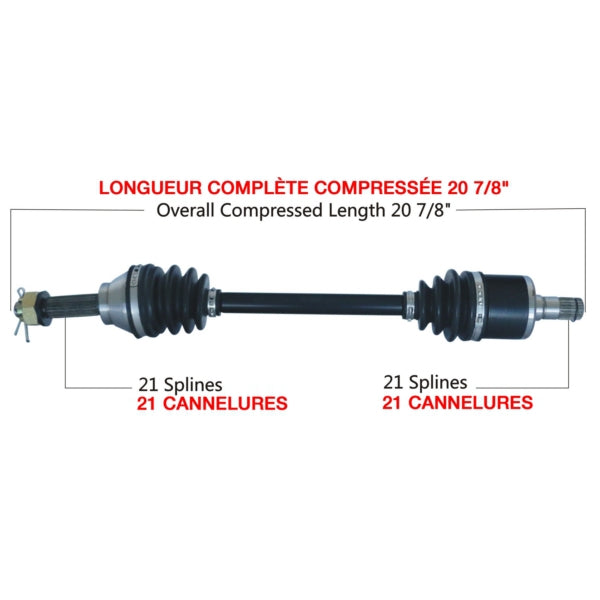 AXLE COMPL C-AM TRAKMOTIVE