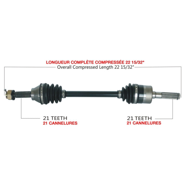 AXLE COMPL C-AM TRAKMOTIVE