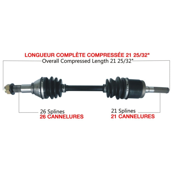 AXLE COMPL C-AM TRAKMOTIVE