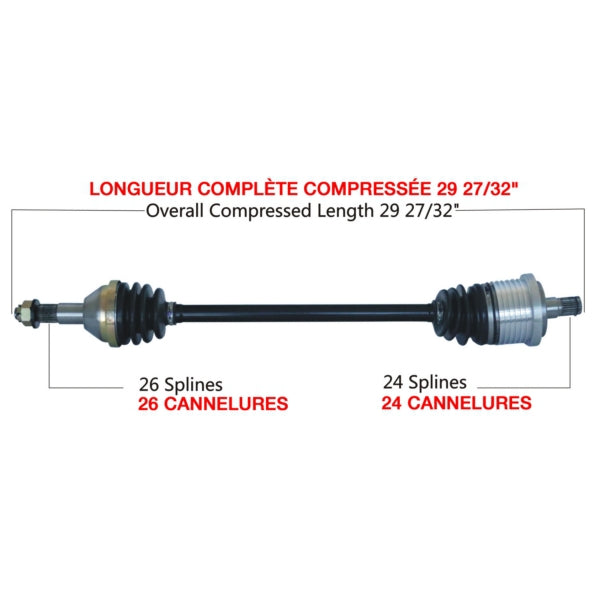 AXLE COMPL C-AM TRAKMOTIVE