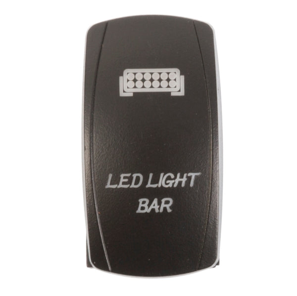 SWITCH ROCKER 5 PINS LED RD QUAKELED