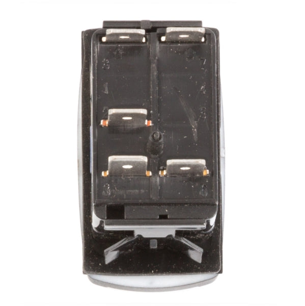 SWITCH ROCKER 5 PINS LED WH QUAKELED