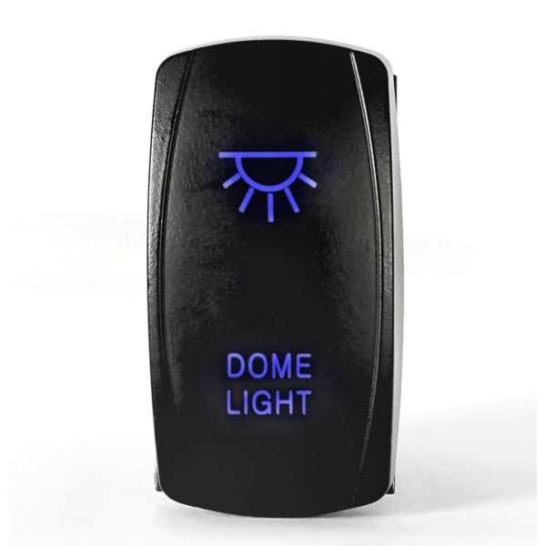 SWITCH ROCKER 5 PINS DOME BL QUAKELED
