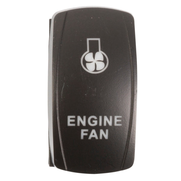 SWITCH ROCKER 5 PINS ENGINE FAN BL