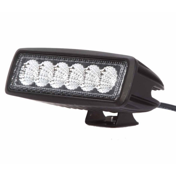 LIGHT LED SEISMIC 6" BK SPOT QUAKELED