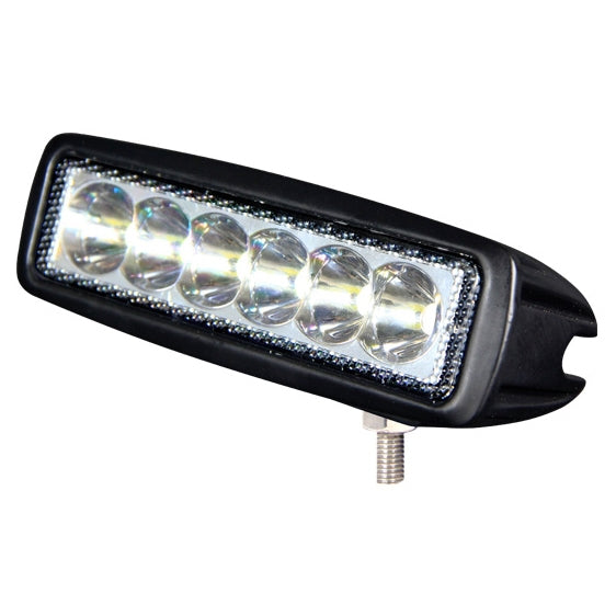 LIGHT LED SEISMIC 6" BK SPOT QUAKELED