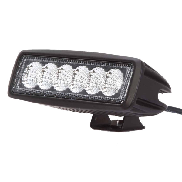 LIGHT LED SEISMIC 6" BK FLOOD