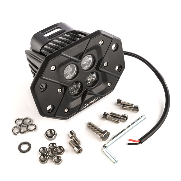 LIGHT SQUARE FLOOD 3" 40W QUAKELED