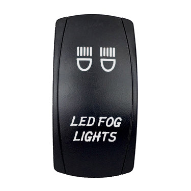 SWITCH ROCKER 5 PINS LED FOG LIGHTS WH