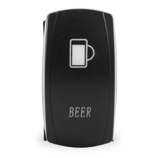 SWITCH ROCKER 5 PINS BEER BL QUAKELED
